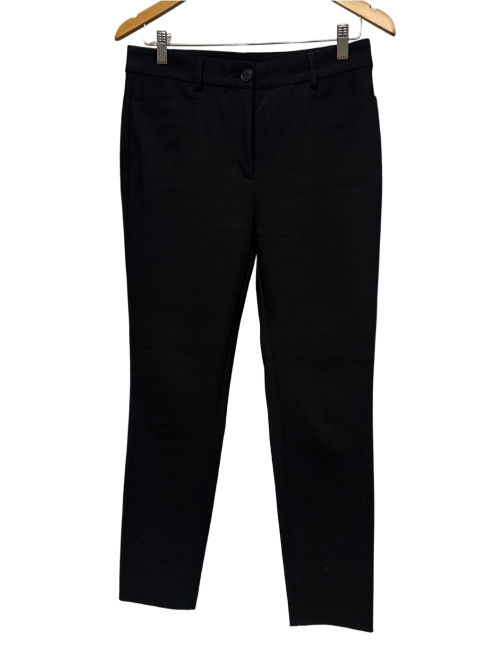 LOFT Curvy Skinny Black Ankle Pants Women’s Size 4 Work Career Stretch